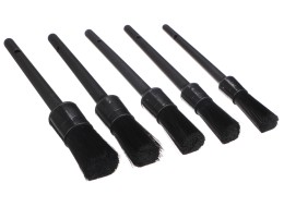 Sett med harde presisjonsbørster for bilrengjøring CAR DETAILING BRUSH 5 HARD, 5 stk