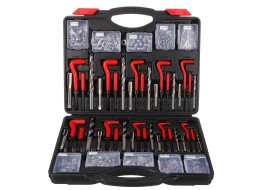 Sett for gjengereparasjon MECHANIC THREAD SET 261, M5 - M12, 1/4UNC-1/2UNC, 261 stk
