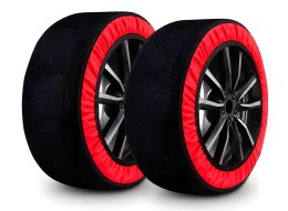 Tekstilsnøkjettinger for dekk CAR SNOW TIRE CHAIN S, 13"-17", tekstil, 2 stk