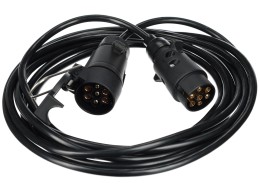 Forlengelseskabel 7-pins - uttak + plugg TRAILER CABLE 7, 12V, 5m