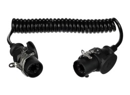 Sammenkoblings spiralkabel EBS 7-pin TRAILER CABLE 14, 24V, 3,5m