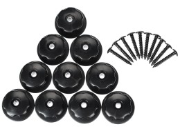Sett med kroker og skruer for feste av nett/duk til vogn TRAILER HOOK SET 3, 10 stk