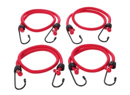 Gummifestestropper/gummistrikker CARGO CORD BASIC 60, 60 cm, 4 stk