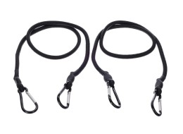 Gummibånd/gummistrikker CARGO CORD CARABINER 100, 100 cm, 2 stk