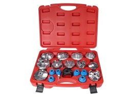 Sett for demontering av oljefiltre MECHANIC OIL WRENCH 19, 19 stk