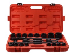 Sett med piper og skralle MECHANIC WRENCH SET 2, heavy-duty, 21 deler