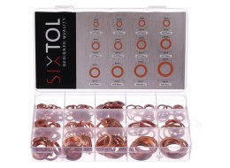 Sett med kobberpakningsringer MECHANIC RING SET 2, M5–M20, 300 stk