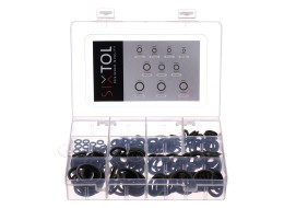 Sett med tetningsringer i NBR og stål MECHANIC RING SET 3, M6–M24, 180 stk