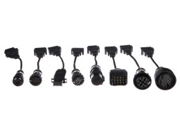 Komplett sett med OBD-II adaptere for lastebiler MECHANIC CABLE SET 2, 8 stk
