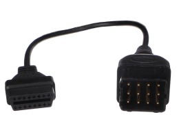 OBD-II-adapter 12-pin for lastebiler GAZ MECHANIC CABLE 6