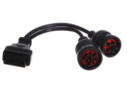 OBD-II-adapter 9-pin J1939 og 6-pin J1708 MECHANIC CABLE 8