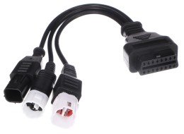 OBD-II-adapter 3-pin/4-pin/6-pin for Yamaha og Honda motorsykkel MECHANIC CABLE 22