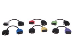 Komplett sett med OBD-II-adaptere FiatECUScan for personbiler MECHANIC CABLE SET 3, 6 stk