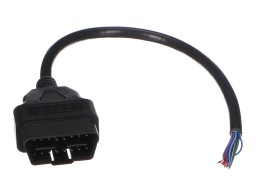 OBD-II forlengelseskabel, hann 16-pinner, 30 cm kabler MECHANIC CABLE 28