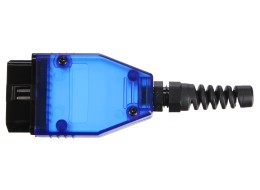 OBD-II-plugg med 16 pinner for montering av egen kabel MECHANIC CABLE 31, blå