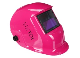 Automatisk mørkneende sveisehjelm WELDING MASK 4, rosa