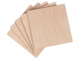 Trestykker CREATIVE WOOD SET 5, 10 x 10 cm