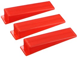 Sett med nivelleringskiler LEVEL SYSTEM WEDGE 100 stk