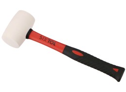 Gummihammer TPR HAMMER 450, hvit, 450 g, 330 mm