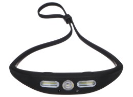 Hodelykt med gummibånd og sensor HEADLAMP SENSOR 1, 160 lm, XPG LED, COB, USB