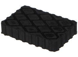Gummipute for biljekk JACK PAD 16, 120x80x20 mm