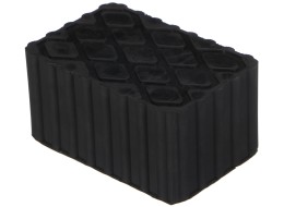 Gummipute for biljekk JACK PAD 18, 120x80x60 mm