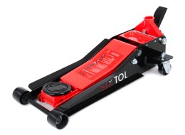 Robust rullbar hydraulisk jekk 3 t lavprofil med pedal SX JACK PEDAL 3T BLACK