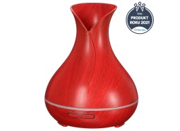Aroma diffuser Vulcan rødt tre 350 ml