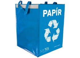 Sekk for kildesortering SORT EASY PAPER, 30x30x40cm, 36l