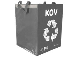 Pose for kildesortering SORT EASY METAL, 30x30x40 cm, 36 l