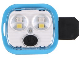 Reserve-LED-lys til lue/hodelykt B-HAT LED LIGHT 2, rød/blå