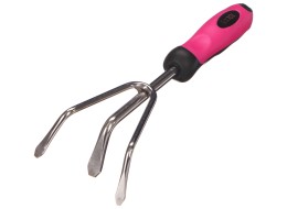 Håndkultivator GARDEN PINK ONE, rustfritt stål, 28 cm