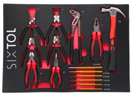 Verktøymodul til verkstedvogn MECHANIC TOOL TRAY 4, 15 deler
