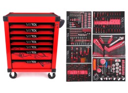Verktøyvogn MECHANIC TROLLEY KEVIN RED 326, 7 skuffer, 326 stk verktøy