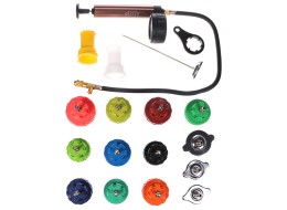 Sett for testing av kjølesystem MECHANIC COOLING TESTER 18, 0-2,5 bar, 18 stk