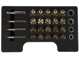 Sett for reparasjon av gjenger i oljepanner MECHANIC OIL PAN SET 64, 64 stk